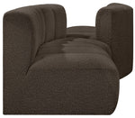 Arc - Boucle Fabric 4 Piece Sofa
