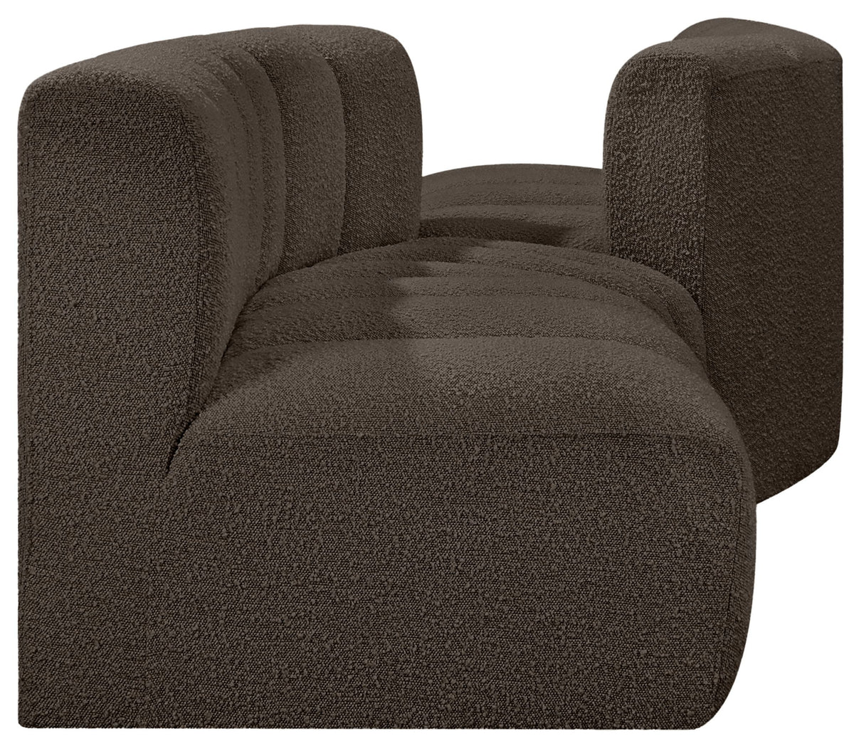 Arc - Boucle Fabric 4 Piece Sofa