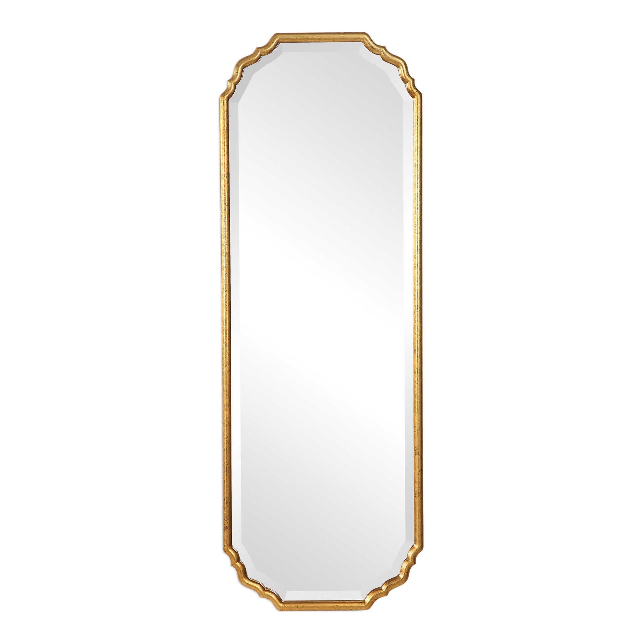 Lightly Antiqued Mirror - Metallic Gold