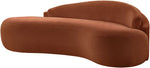 Caspian - Chenille Fabric Upholstered Loveseat