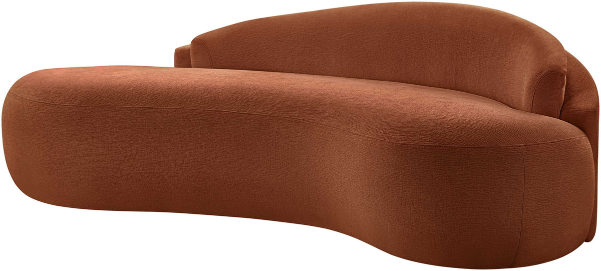 Caspian - Chenille Fabric Upholstered Loveseat