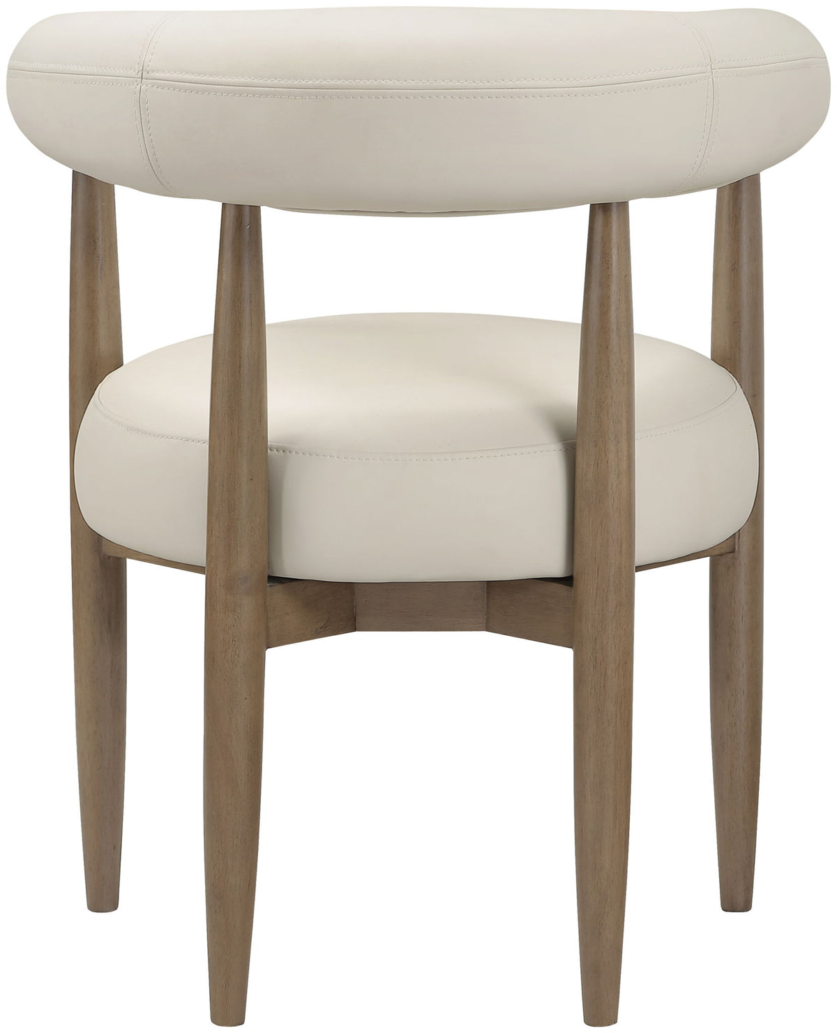 Sable - Vegan Leather Upholstered Dining Chair (Set of 2) - Brown Base