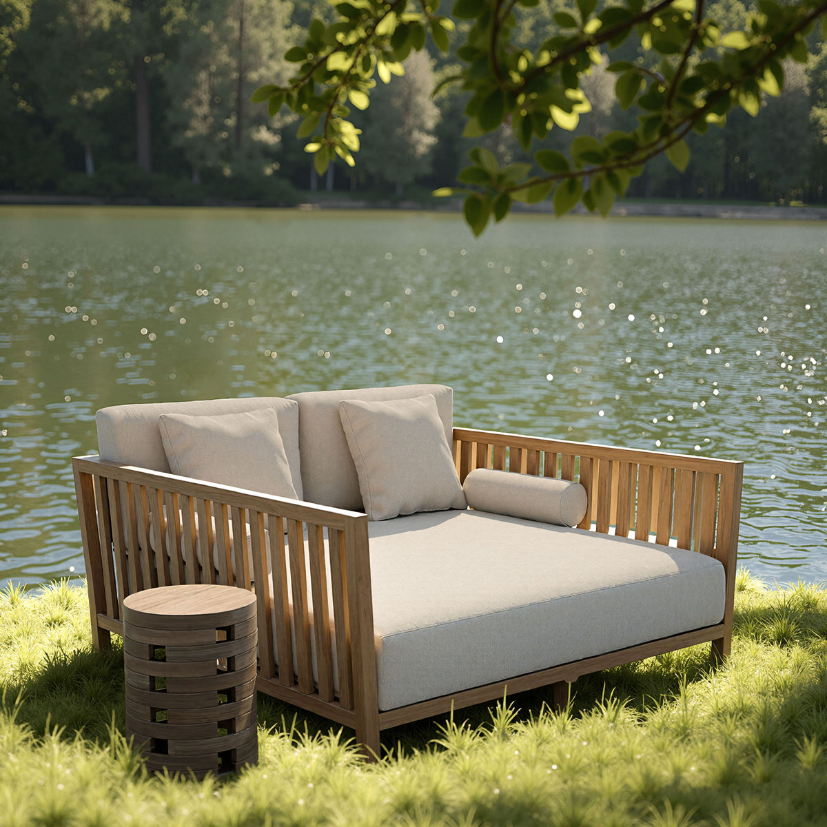 Mado - Outdoor Side Table - Natural