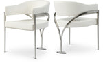 Madelyn - Dining Chair (Set of 2) - Brushed Chrome