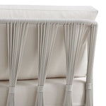Breeze - Metal Outdoor Sofa With Cushions - Pearl / Cream