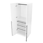 Manhattan Lee - Wardrobe Closet With Hanging Rod And Shoe Shelves