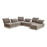 Ekron - Modern Brown & Beige Fabric Modular Sectional Sofa by VIG Furniture - View 19