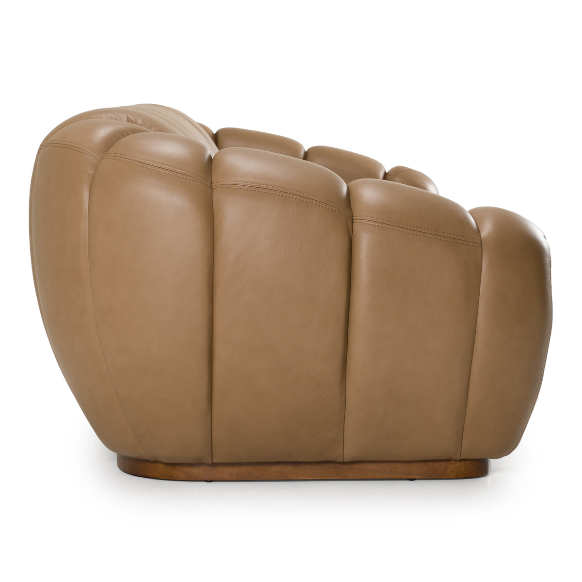 Ekwok - Modern Tan Leather Sofa by VIG Furniture - View 3