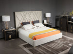 Eldora - Glam Beige Velvet and Brushed Brass Bed by VIG Furniture - View 8