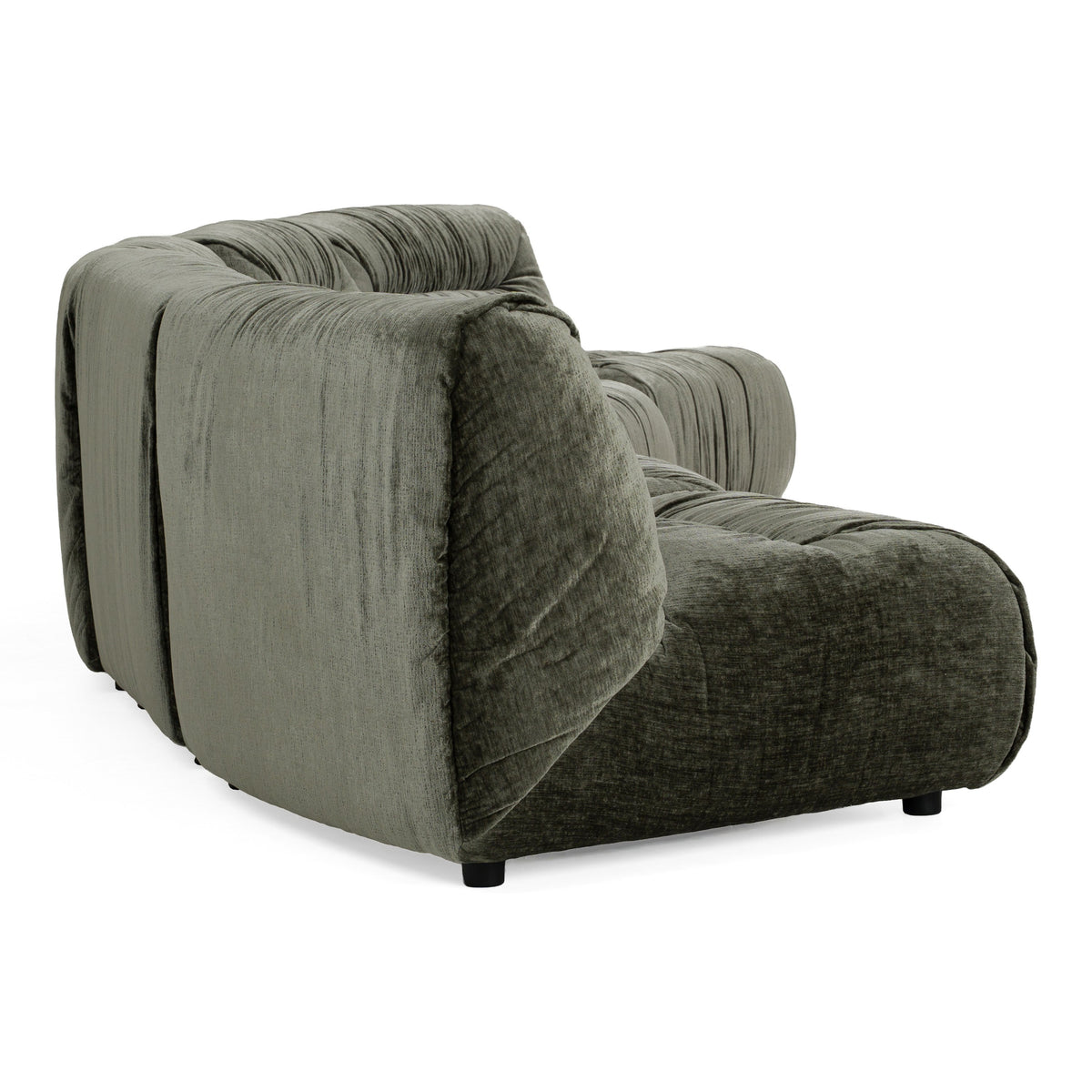 Elias - Modern Green Fabric Curved Modular Sectional Sofa-5-Piece Sectional by VIG Furniture - View 3