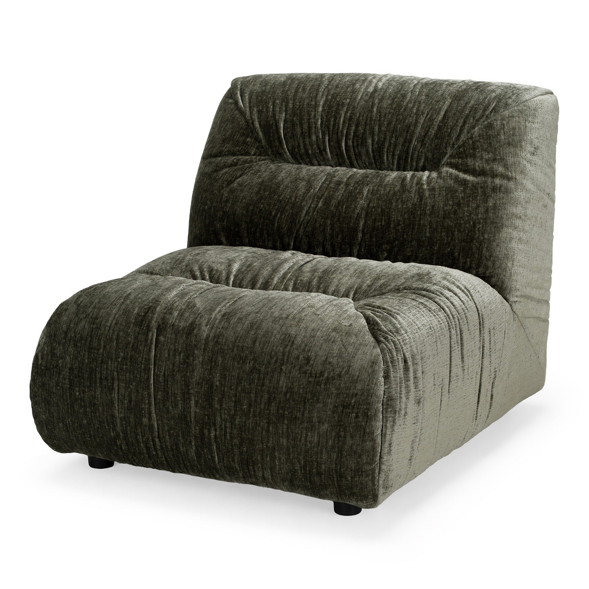 Elias - Modern Green Fabric Curved Modular Sectional Sofa-5-Piece Sectional by VIG Furniture - View 7
