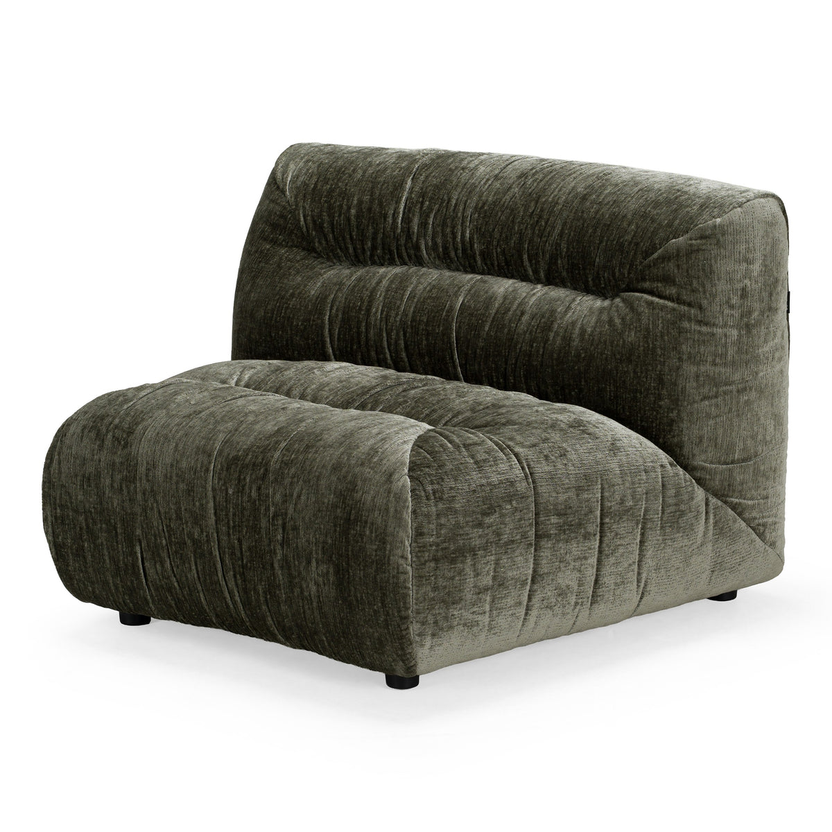 Elias - Modern Green Fabric Curved Modular Sectional Sofa-5-Piece Sectional by VIG Furniture - View 8