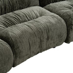 Elias - Modern Green Fabric Curved Modular Sectional Sofa-5-Piece Sectional by VIG Furniture - View 9