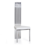 Elise Modern White Leatherette Dining Chair by VIG Furniture - View 1
