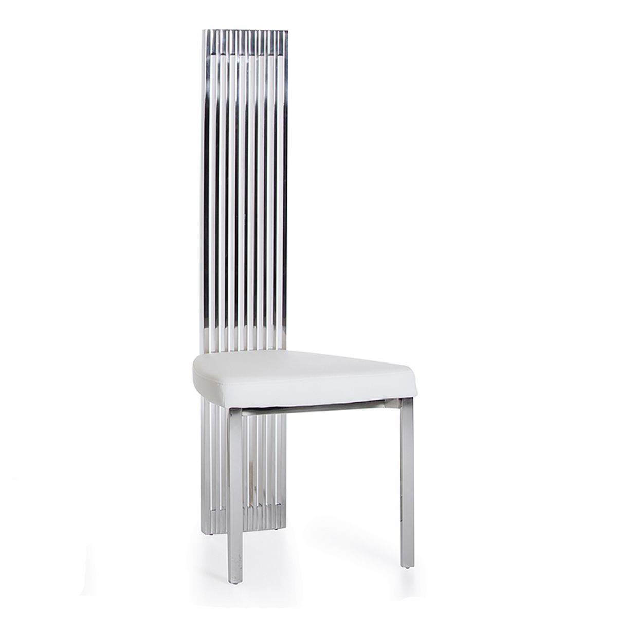 Elise Modern White Leatherette Dining Chair by VIG Furniture - View 1