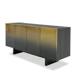 Elmira - Glam Black Ash + Gradient Stainless Steel Buffet by VIG Furniture - View 3