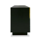 Elmira - Glam Black Ash + Gradient Stainless Steel Buffet by VIG Furniture - View 5