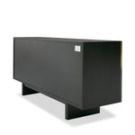 Elmira - Glam Black Ash + Gradient Stainless Steel Buffet by VIG Furniture - View 6