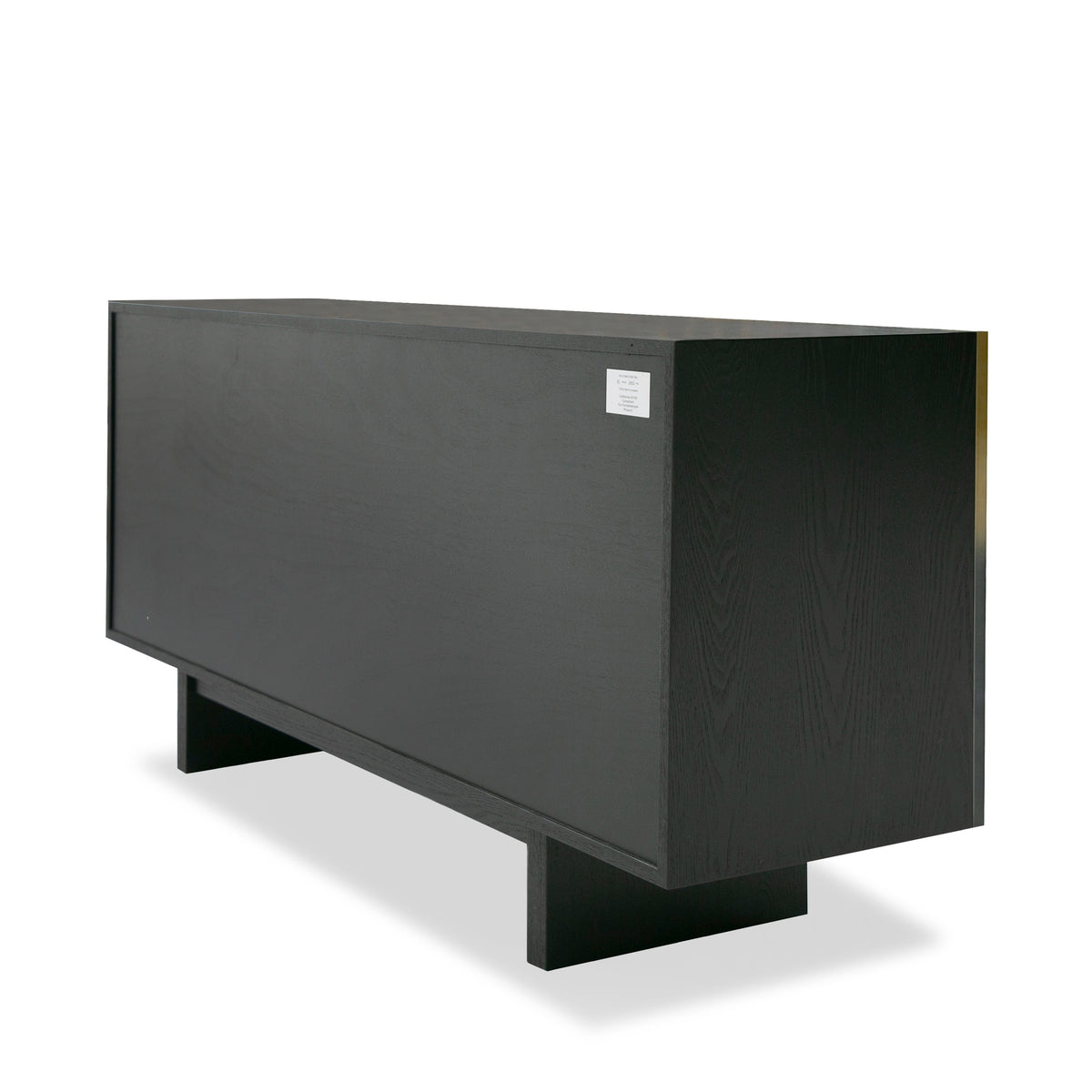 Elmira - Glam Black Ash + Gradient Stainless Steel Buffet by VIG Furniture - View 6