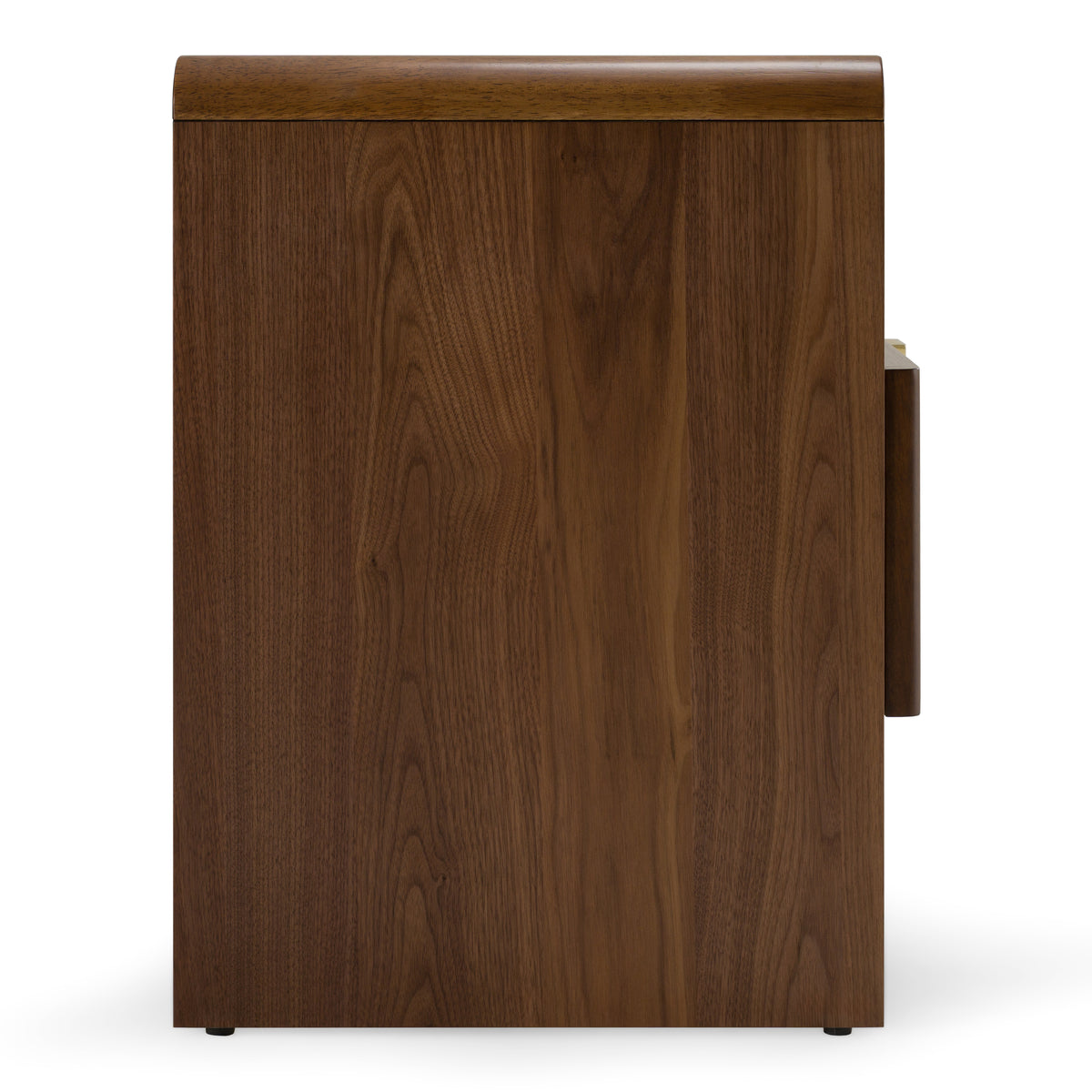 Emilio - Modern Natural Burlap + Walnut Nightstand by VIG Furniture - View 6