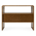 Emilio - Modern Natural Burlap + Walnut Nightstand by VIG Furniture - View 7