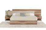 Matteo - Italian Modern Walnut & Fabric Bed by VIG Furniture - View 9