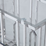 Ericson - Modern Glass & Stainless Steel Dining Table by VIG Furniture - View 10