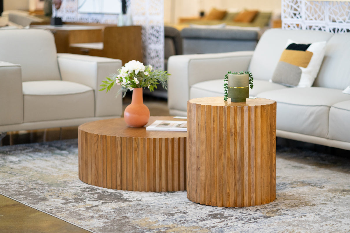 Espana - Modern Walnut Round Coffee Table by VIG Furniture - View 4