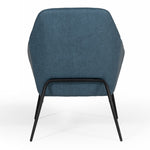Esteban - Industrial Blue Eco-Leather Accent Chair by VIG Furniture - View 3