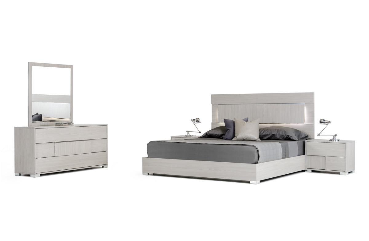 Eastern King Ethan Italian Modern Grey Bedroom Set by VIG Furniture - View 1
