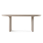 Evermore - Modern Grey Faux Cement Oval Dining Table by VIG Furniture - View 1