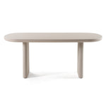Evermore - Modern Grey Faux Cement Oval Dining Table by VIG Furniture - View 2