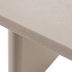 Evermore - Modern Grey Faux Cement Oval Dining Table by VIG Furniture - View 6