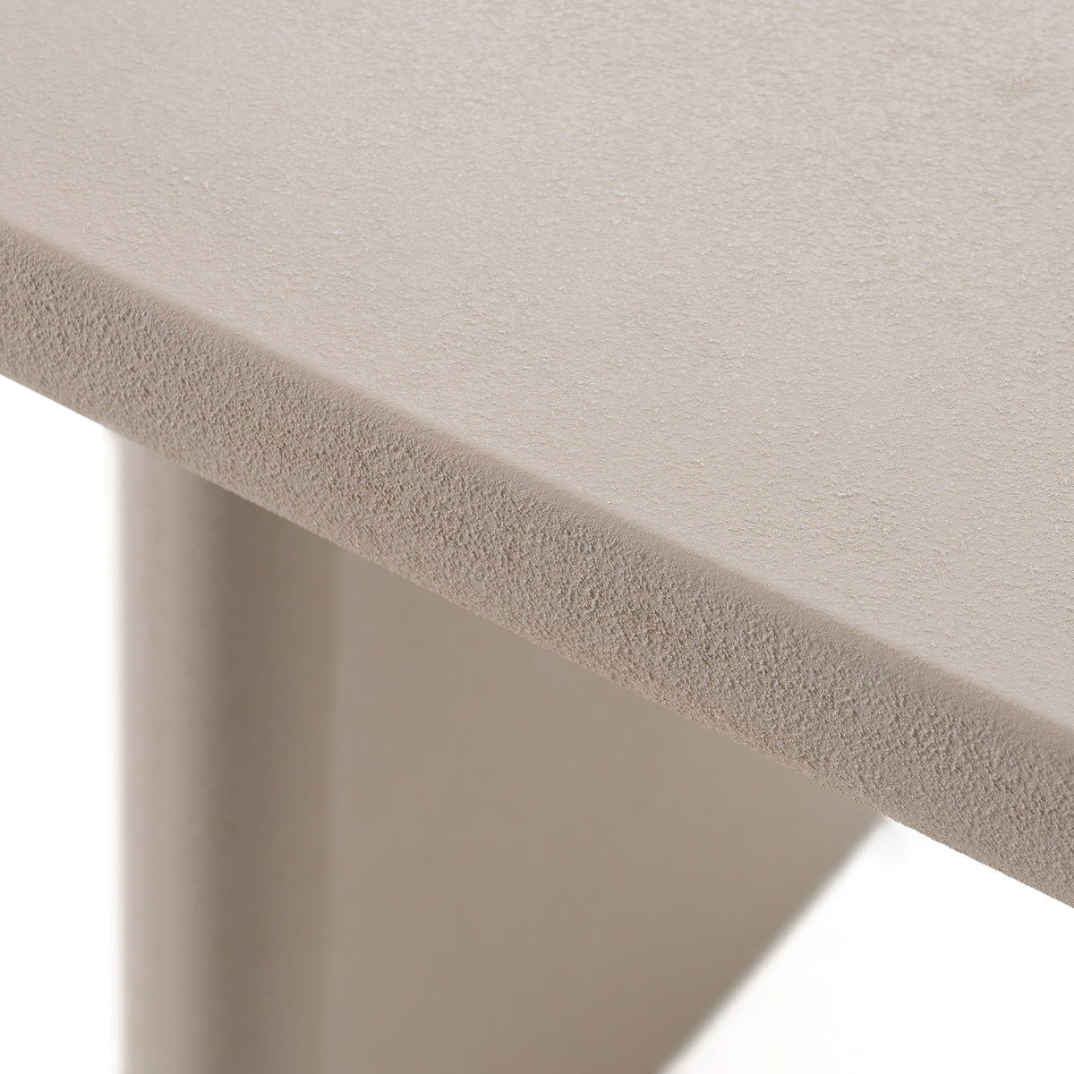 Evermore - Modern Grey Faux Cement Oval Dining Table by VIG Furniture - View 6