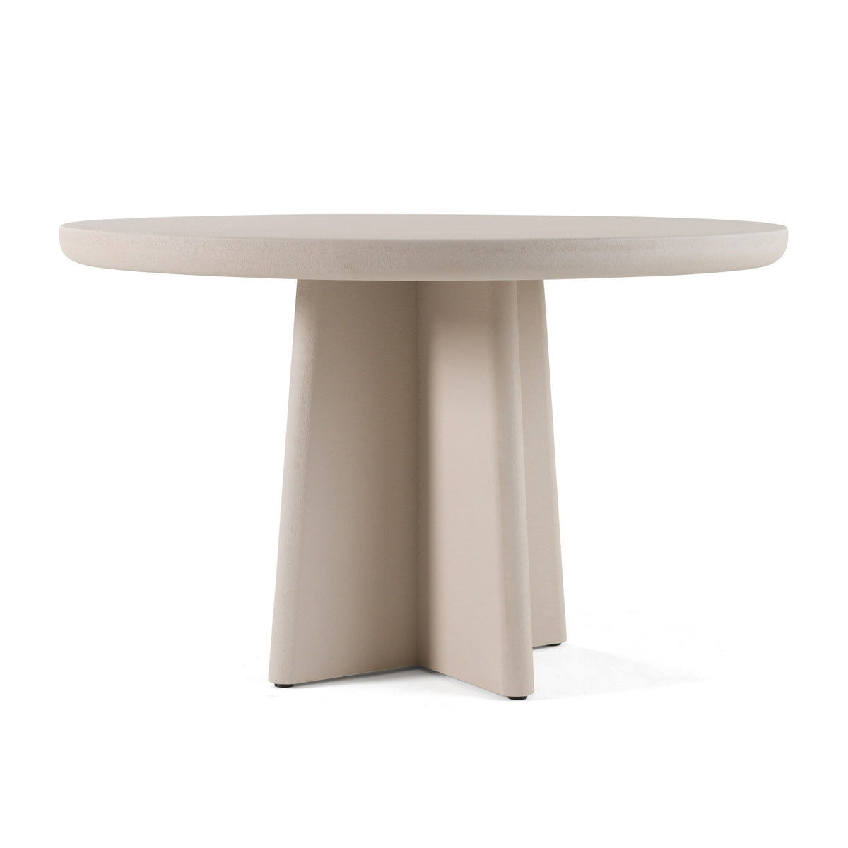 Evermore - Modern Grey Faux Cement Round Dining Table by VIG Furniture - View 1