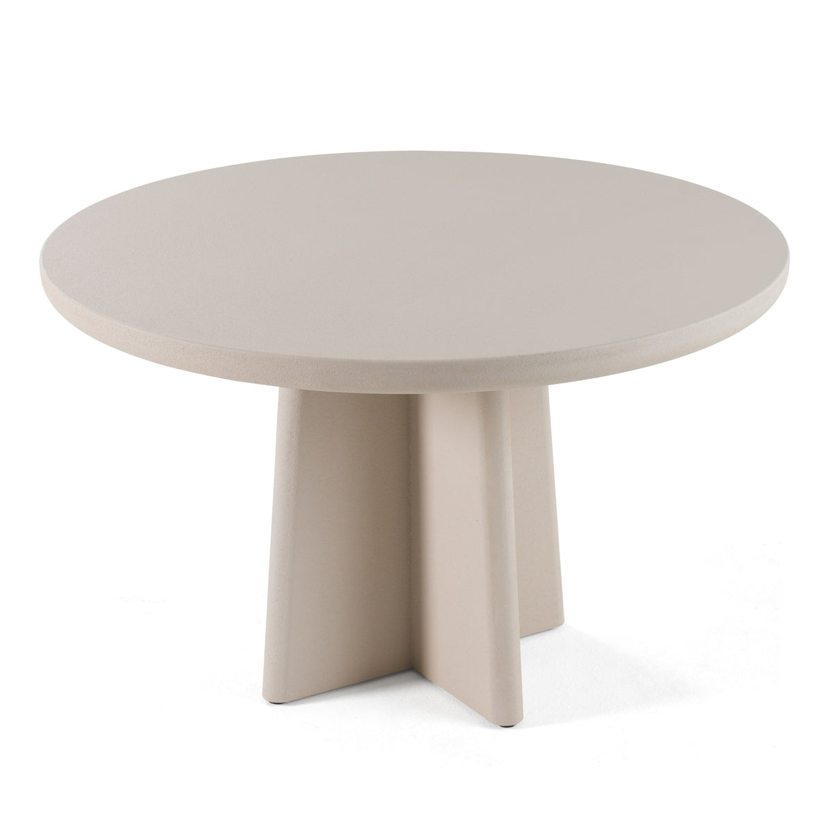 Evermore - Modern Grey Faux Cement Round Dining Table by VIG Furniture - View 2