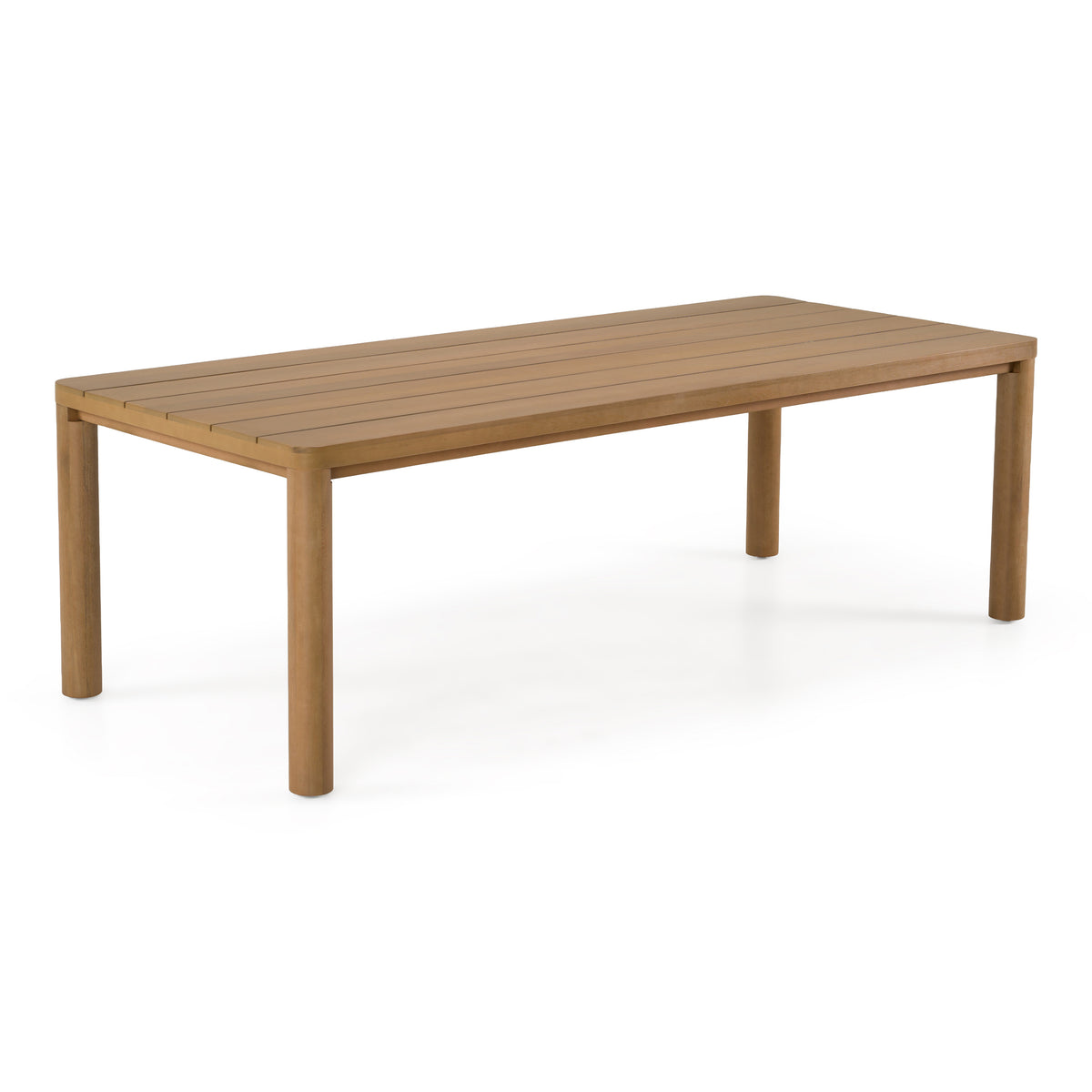 Evora - Outdoor Eucalyptus Rectangular Dining Table by VIG Furniture - View 4