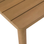 Evora - Outdoor Eucalyptus Rectangular Dining Table by VIG Furniture - View 6
