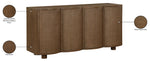 Norin - Solid Wood And Oak Veneer Sideboard/Buffet