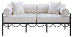 Portofino - Resilient Water Repellent Fabric 69.75" Upholstered Outdoor Patio Loveseat