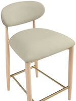 Riccio - Stool - Natural And Gold Frame