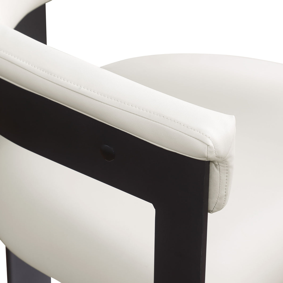 Romeo - Faux Leather Dining Chair With Black Base (Set of 2)