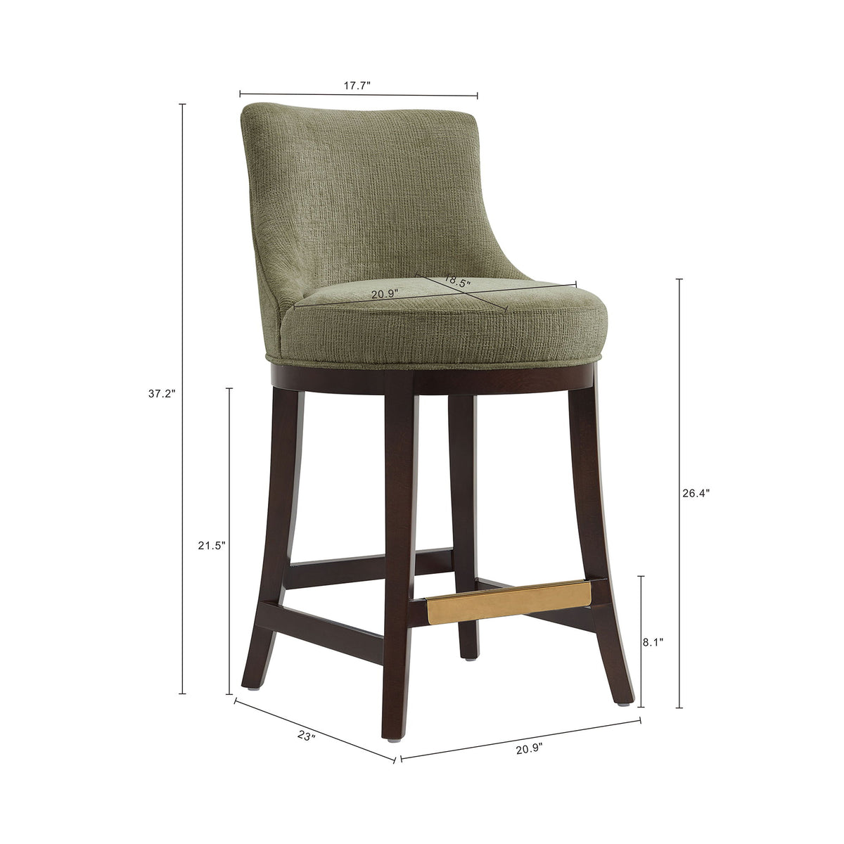 Manhattan Lucia - Counter Stool