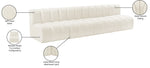 Arc - Velvet 4 Seats Modular Sofa