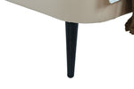 Heather - Twin Bed - Taupe And Black