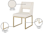 Jayce - Dining Chair (Set of 2), Gold Base