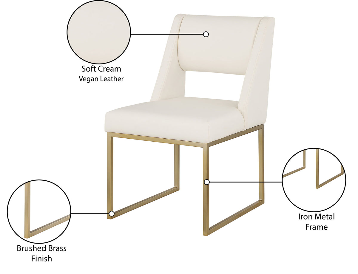 Jayce - Dining Chair (Set of 2), Gold Base