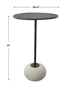 Button Up - Drink Table - Bronze