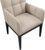 Adrian - Dining Arm Chair (Set of 2) - Black Legs