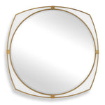 Estella - Round Mirror - Gold / White